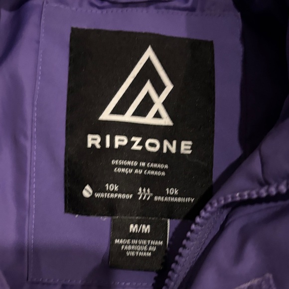 Kids Purple Jacket Ripzone - Picture 2 of 3